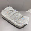 Shiny Rhinestones Handmade Evening Clutch Bags New Folds Purses and Handbags Luxury Designer Wedding Party High Quality