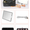 Smart LED Cosmetic Case With Mirror Travel Makeup Bag Large Capacity Female Beautician Skincare Product Makeup Case For Women