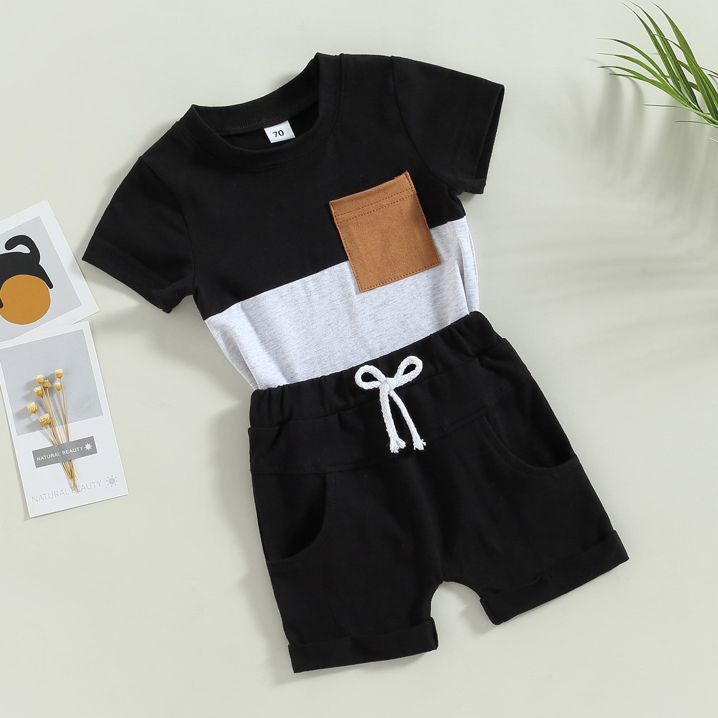 ma&baby 0-3Y Toddler Infant Baby Boy Girl Clothes Sets Casual Short Sleeve T-shirt Tops Shorts Summer Outfits Clothing