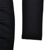Mozision Rollkragen Oberschenkelhohes Schlitz Sexy Maxikleid für Damen Mode Langarm Drapierte Bandage Bodycon Club Langes Kleid