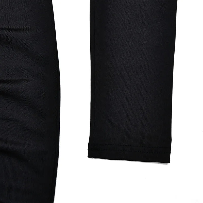 Mozision Rollkragen Oberschenkelhohes Schlitz Sexy Maxikleid für Damen Mode Langarm Drapierte Bandage Bodycon Club Langes Kleid