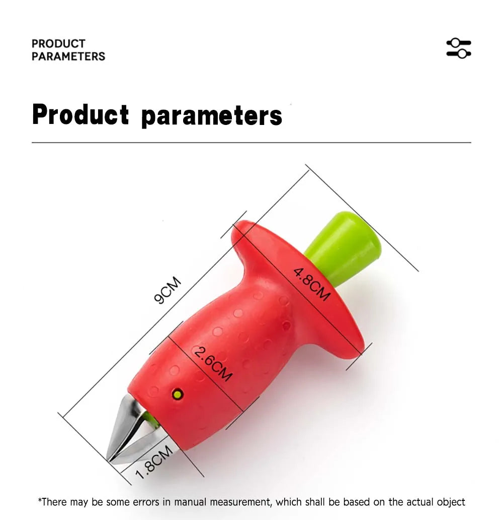 Strawberry Huller Pineapple Cutters Novel Tomato Stalks Remover Fruit Knife Useful Strawberry Leaf Cleaner Kitchen Accessories