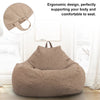 Lazy Sofas Cover Chairs Without Filler Adults Bean Bag Chair Couch Living Room Bedroom Home Tatami Lounger Seat