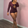 Insglas Frühling Trend Schwingkragen Sexy Damen Jumpsuit + Metallschnalle BH Hipster Midnight Party Neues Workout Fit Coquette Playsuits
