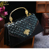 Leather Women's Bag 2025 New Fashion Snake-print Cowhide Small Handbags Shoulder Crossbody Bags Lady Party Messenger Shell Bags