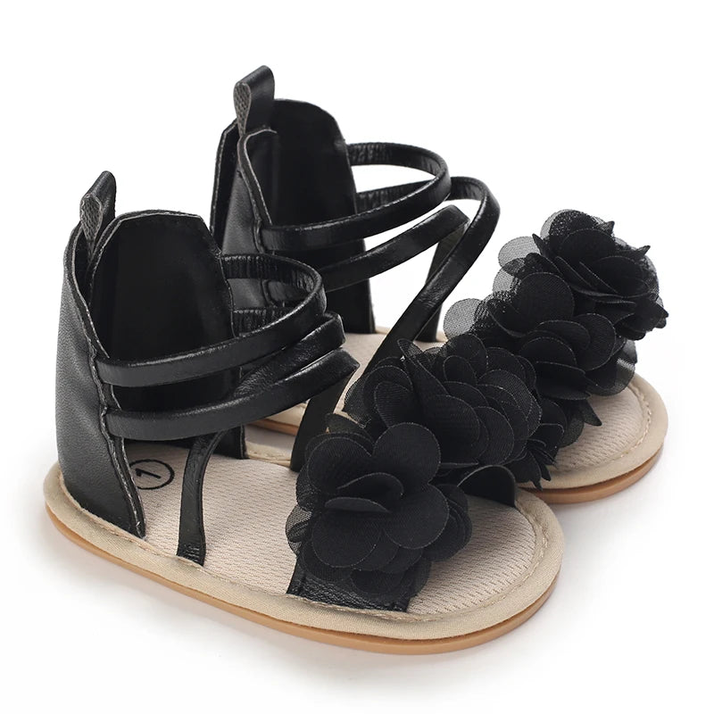 Sommer Coole Baby Mädchen Sandalen Mode Neugeborenen Sandale Idyllische Blume Weiche Anti-Rutsch Kleinkind Gummisohle Bequeme Schuhe