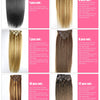 ZZHAIR 100% Brazilian Human Remy Hair Extensions 16"-26" 1Pcs Set 100g-200g One Piece 5 Clips In Natural Straight