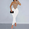 Elegant Women Jumpsuit Streetwear 2024 Spring Fashion Versatile Casual Solid Color Hot Diamond Long Sleeve Jump Suits for Female