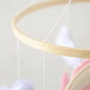 Baby-Kinderbett-Mobile-Rassel-Spielzeug 0-12 Monate Säugling Weicher Filz Teddy Samt Rosa Bär Bettglocke Hängendes Spielzeug Halterung Babybett Mädchen Spielzeug