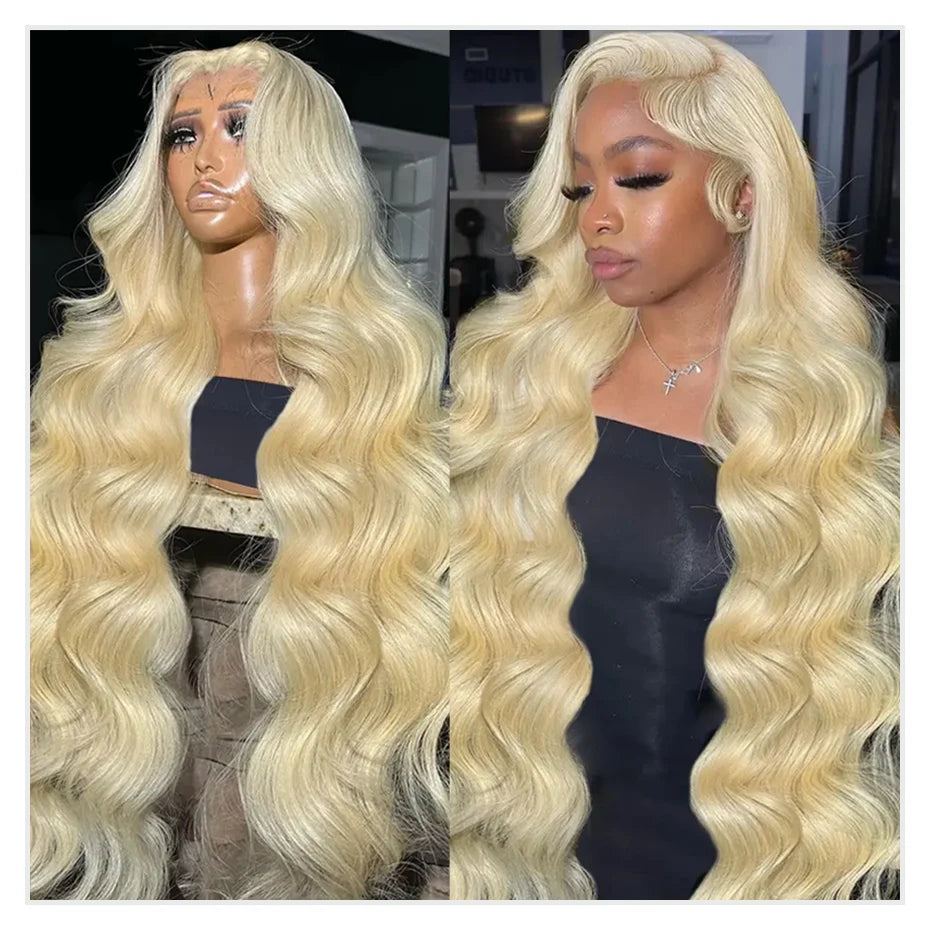 30 40 Inches Silver Grey Body Wave Lace Front Wigs 613 Hd Lace Frontal Wig 13x6 Raw Vietnamese Colored Human Hair Wigs For Women