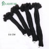 Dreadlock Extensions Human Hair For Men/Women Crochet Braids 100% Human Hair Handmade Loc Extension 0.6 cm Dreadlocks
