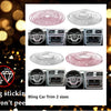Pink Bling Auto-Zierleisten selbstklebend 5m Strass Auto-Interieur-Zubehör für Frauen Auto Kristall Tür Aufkleber Auto Armaturenbrett s