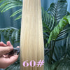 50Pcs Nano Ring Human Hair Extensions Straight Remy Micro Beads Ring Hair Extension 0.5g/0.8g/1g/Strand 12-26Inch Natural Color