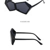 Oversized Square Punk One-piece Sunglasses Women 2024 Luxury Brand Big Frame Shield Sun Glasses For Ladies Wrap Eyewear Goggle