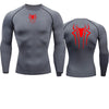 Sun Protection Sports Second Skin Running T-shirt Men's Fitness Rashgarda MMA Long Sleeves Compression Shirt Workout Clothing