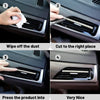 10 Stücke Diamant Auto Klimaanlage Outlet Streifen Bohrer U Form Strass Clip Dekoration Glänzende Kristall Trim Streifen Auto Zubehör