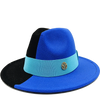 Low price wholesale Fedora hats men's and women's jazz hats red and white new tie dyed Fedora hats autumn classic hats sombrero