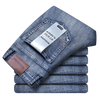 Wthinlee Neue Business Herren Jeans Casual Gerade Stretch Mode Klassische Blau Schwarz Arbeit Denim Hosen Männliche Marke Kleidung