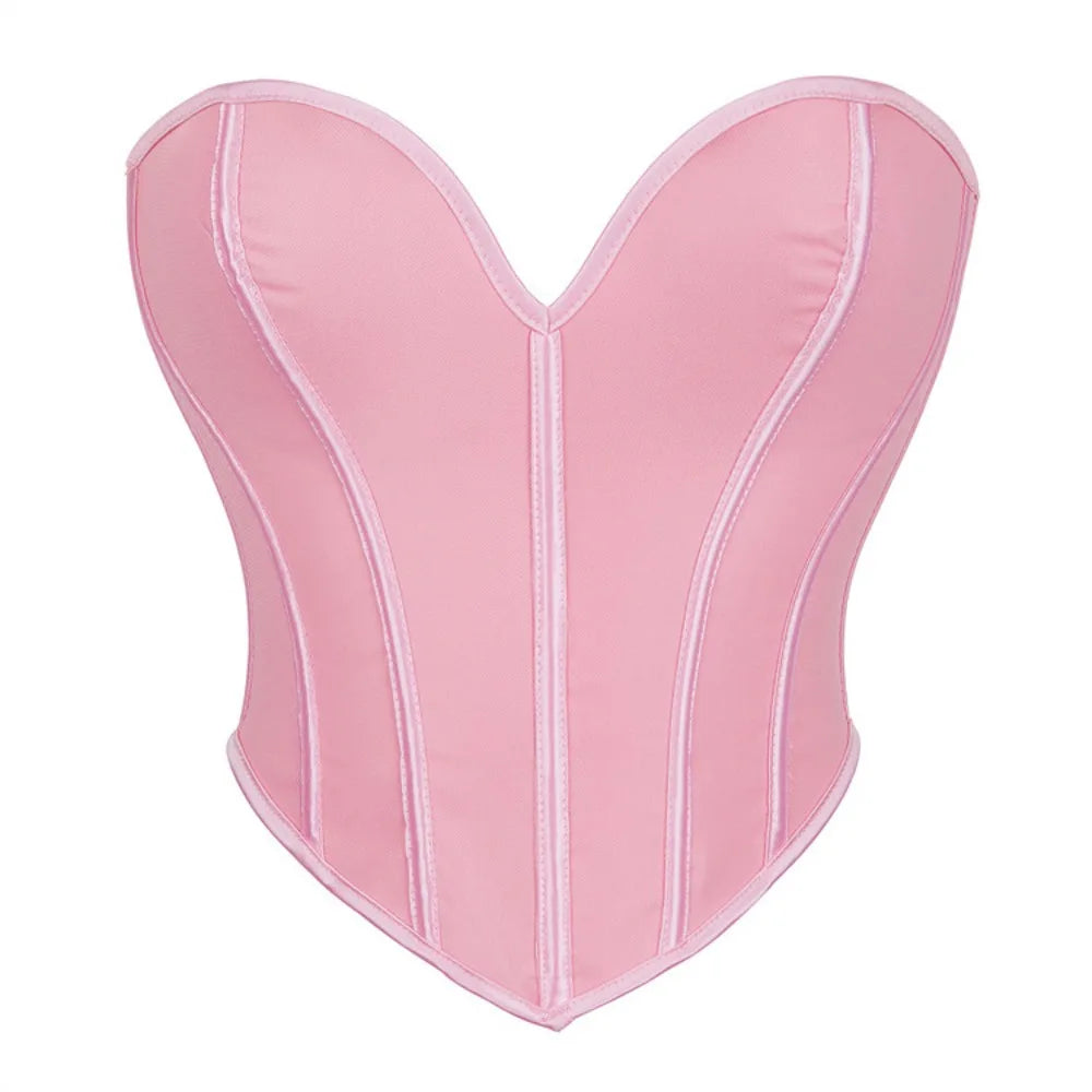 HLJ&GG Sexy Off Shoulder Corset Vest Two Piece Sets Women Sleeveless Backless Bandage Irregular Top + Sequin Mini Skirts Outfits
