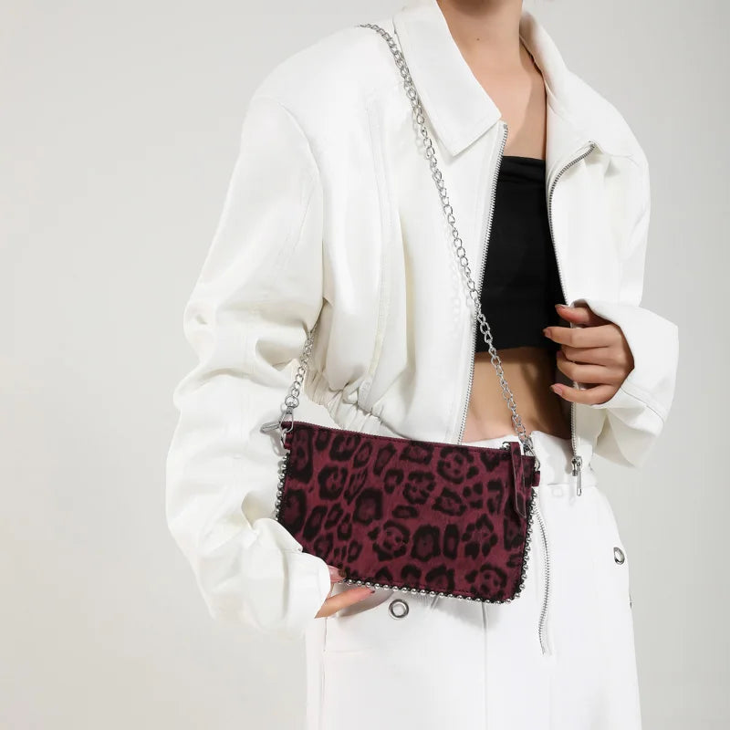 Einfarbige Design-Umhängetaschen für Damen, Mode-Ketten-Handytaschen, Mode-Schulter-Kuriertasche, Sac A Main weiblich