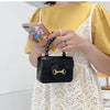 Fashion Mini Handbags PVC Crossbody Coin Purse Crocodile Pattern Pearl Handbag Plastic Small Chain Jelly Bag For Girl Wholesale