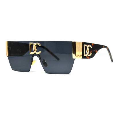 Neue 2024 Luxus Designer Square Sonnenbrillen Frauen Mode Trendy Punk Sonnenbrille Damen Farbverlauf Shades Brillen Oculos UV400