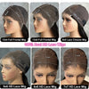 Newa Hair Human Hair HD Lace Wig With Bangs 5x5/7x5 HD Lace Closure Wig Natural Black Glueless Wigs Pre Plucked HD WIG For Women