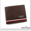 Short Men Wallets Zipper Coin Pocket Slim Card Holder Name Engraved Luxury Male Purses High Quality PU Leather Men's Wallet