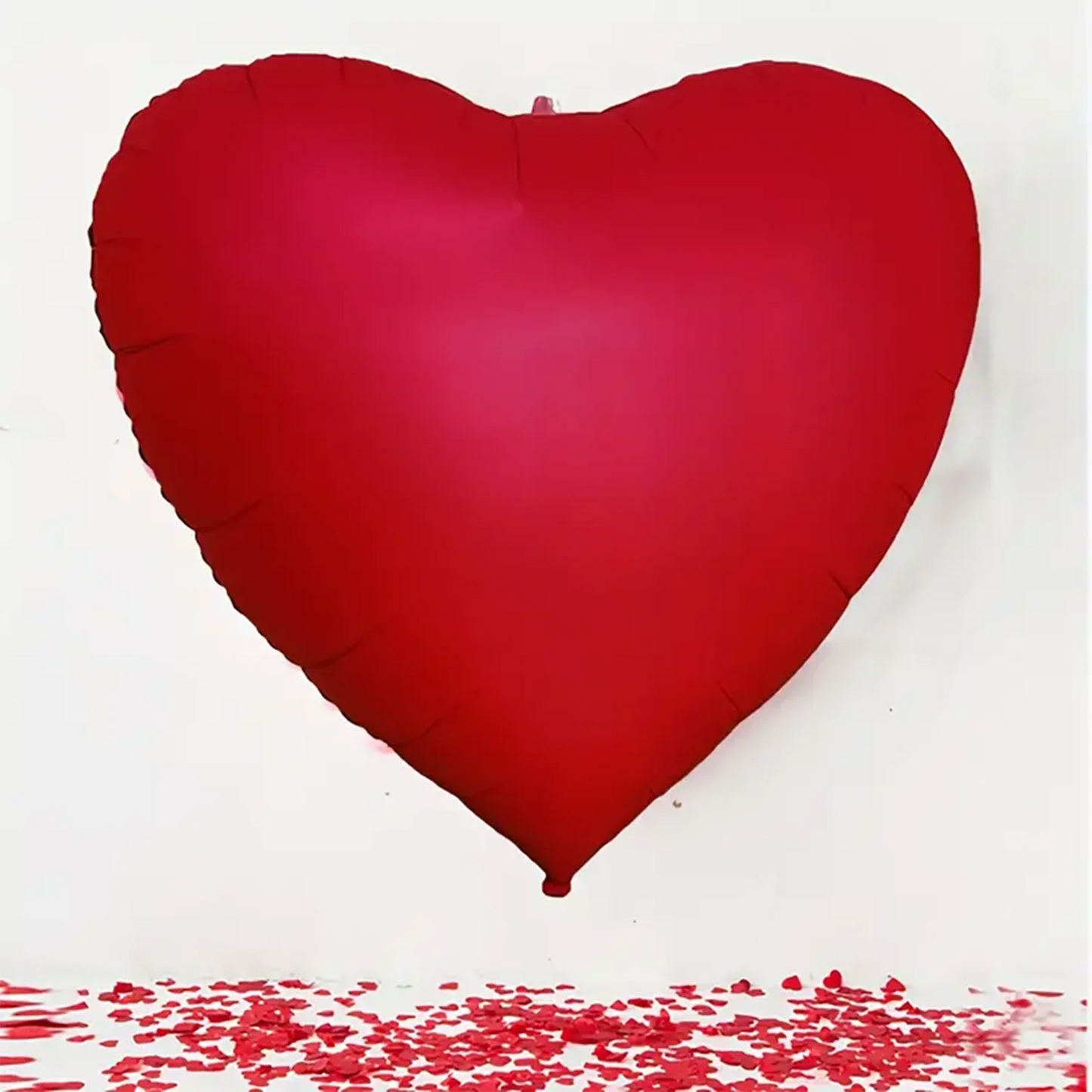 60Inch Heart-Shaped Foil Balloon for Brithday Propose Parties Decoration Oversize Balloon for Valentine's Day Wedding Decor