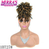 Synthetic Afro Puff Drawstring Ponytail Hair Bun 10 Inch Short Afro Kinkys Curly Afro Bun Extension Hairpieces Large Size
