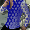 Fashionable Men's Shirt Lapel Suit Long Sleeve Festival Red Casual Outdoor Street Top Soft Comfortable Breathable 2023 New