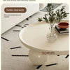 Nordic Combination Bedroom Coffee Table Simple Light Luxury Household Cream New Round Living Room Modern Small Apartment