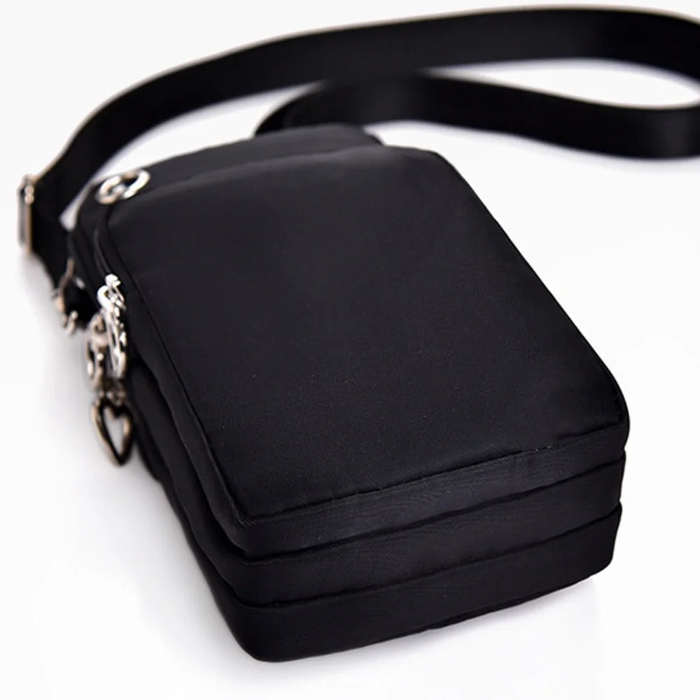 Damen Kuriertasche Kleine Handtasche Umhängetasche Geldbörse für Handy Sakura 26 Alphabet-Druck Münzgeldbörse Damen Kartenhalter
