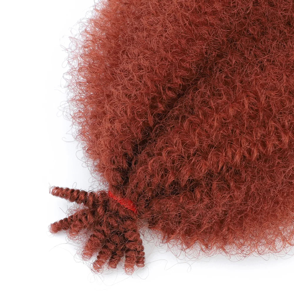 24 Zoll Kinky Afro Springy Braiding Crochet Hair 18 Zoll Marley Kinky Crochet Braids Hair Soft Afro Kinky Twist Crochet Braid Hair