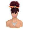 Synthetic Afro Puff Drawstring Ponytail Hair Bun 10 Inch Short Afro Kinkys Curly Afro Bun Extension Hairpieces Large Size
