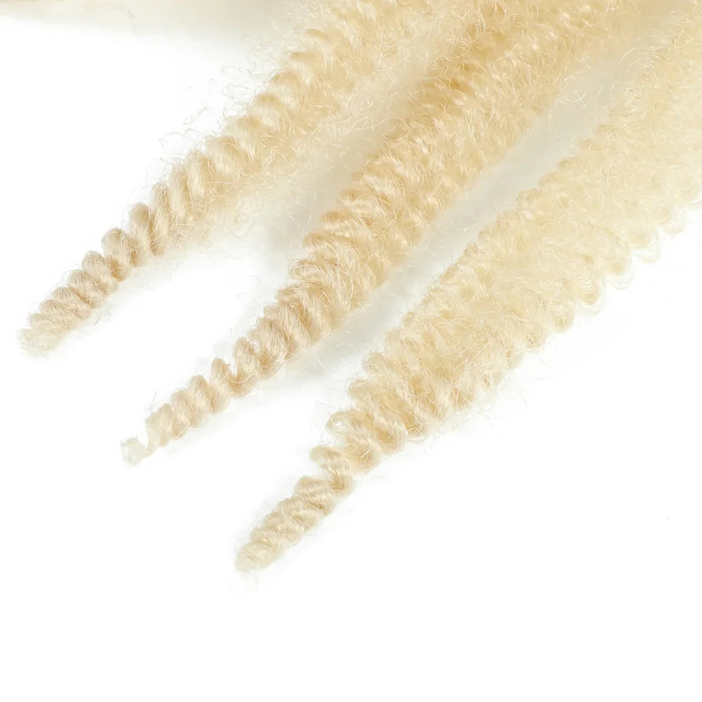 24 Zoll Kinky Afro Springy Braiding Crochet Hair 18 Zoll Marley Kinky Crochet Braids Hair Soft Afro Kinky Twist Crochet Braid Hair