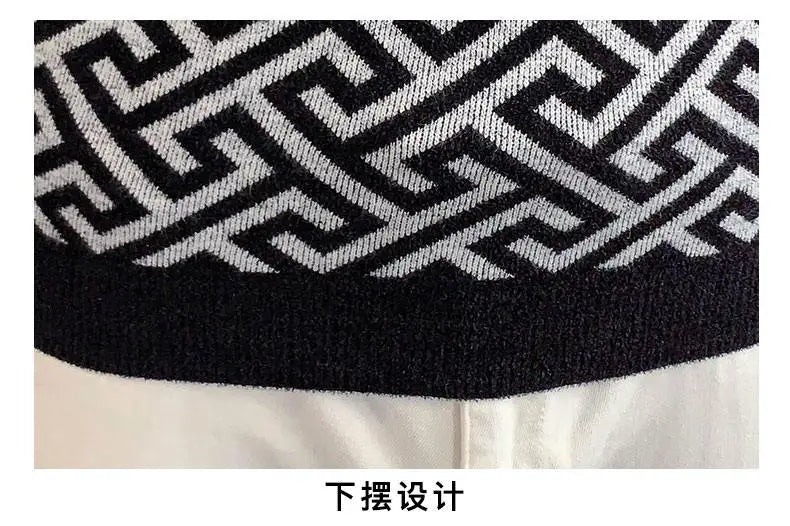 Herbst Winter Samt Strickpullover Herren Langarm Rundhalspullover Slim Fit Business Freizeit Strickwaren Tops Herrenbekleidung