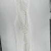 Weißer Overall Damen, elegant, Spitze, lang, Einteiler, hohe Taille, Federn, Y2k, sexy, Hochzeitsfeier, Abend, Jumpsuit