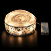 Weihnachtsdekoration LED-Band Lichter Weihnachtsbaumschmuck DIY-Spitzenschleifen Lichterkette Navidad Heimdekoration Neujahr 2023