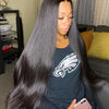 28 30 Inch 6x4 4x4 Pre-Cut Glueless Wig Human Hair Ready To Wear Straight Glueless Wigs Pre-Plucked Top Brazilian Wigs for Women