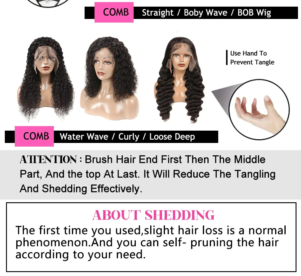 Menschenhaar zum Flechten, Tiefwellen-Bulk zum Flechten, ohne Tressen, Tief gelocktes Flechthaar für Boho Braids, brasilianisches Echthaar
