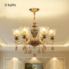 Kronleuchter Wohnzimmer Groß Luxus Kristall Lampe Esszimmer Schlafzimmer Dekoration Französischer Retro Kronleuchter Beleuchtung
