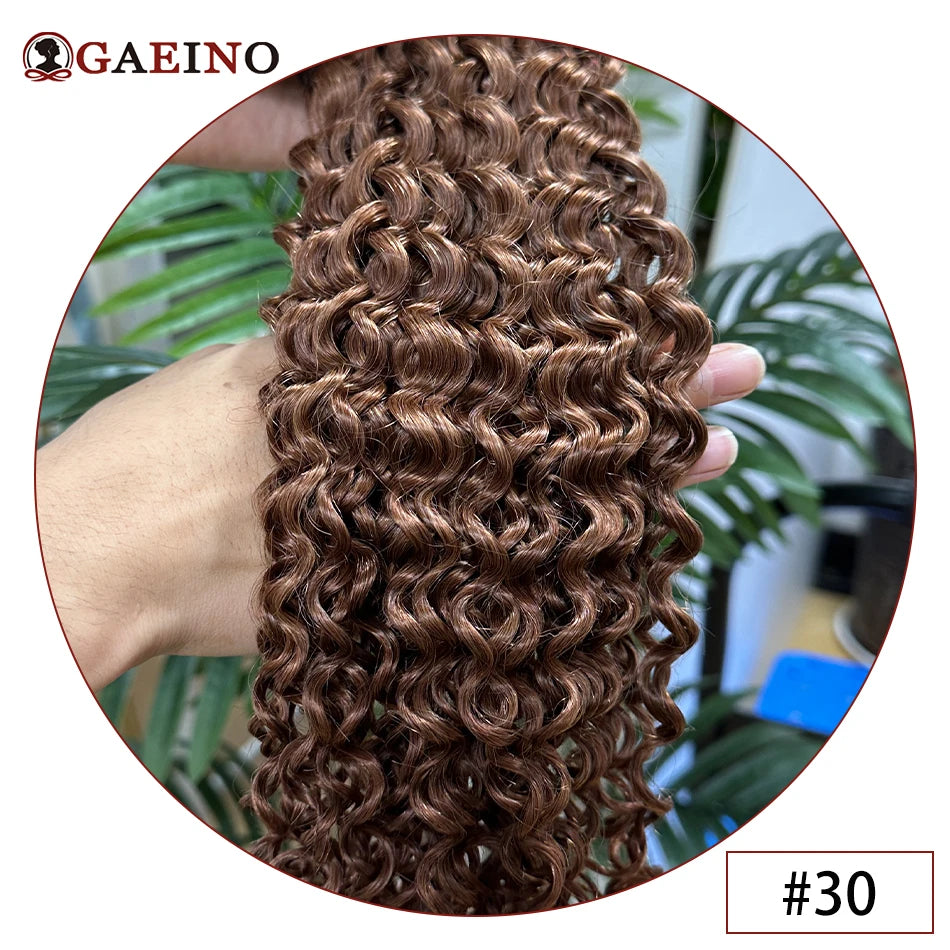 Tape In Hair Extensions Water Wave Real Human Hair 2# Dark Brown Natural Cural Tape On Hair Ectensions Skin Weft Hairpiece 2G/Pc