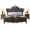 Nordisches Luxus-Ästhetik Bett Queen Size Günstig Niedlich Salon Schlafzimmer King Size Modern Holz Leder Camas Matrimonial Zimmer Möbel