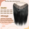 #6 Light Brown Bone Straight Clip In Hair Extensions 1 Piece 5 Clips Full Head One-Piece Clip In Human Hair Extensions 100G/Set