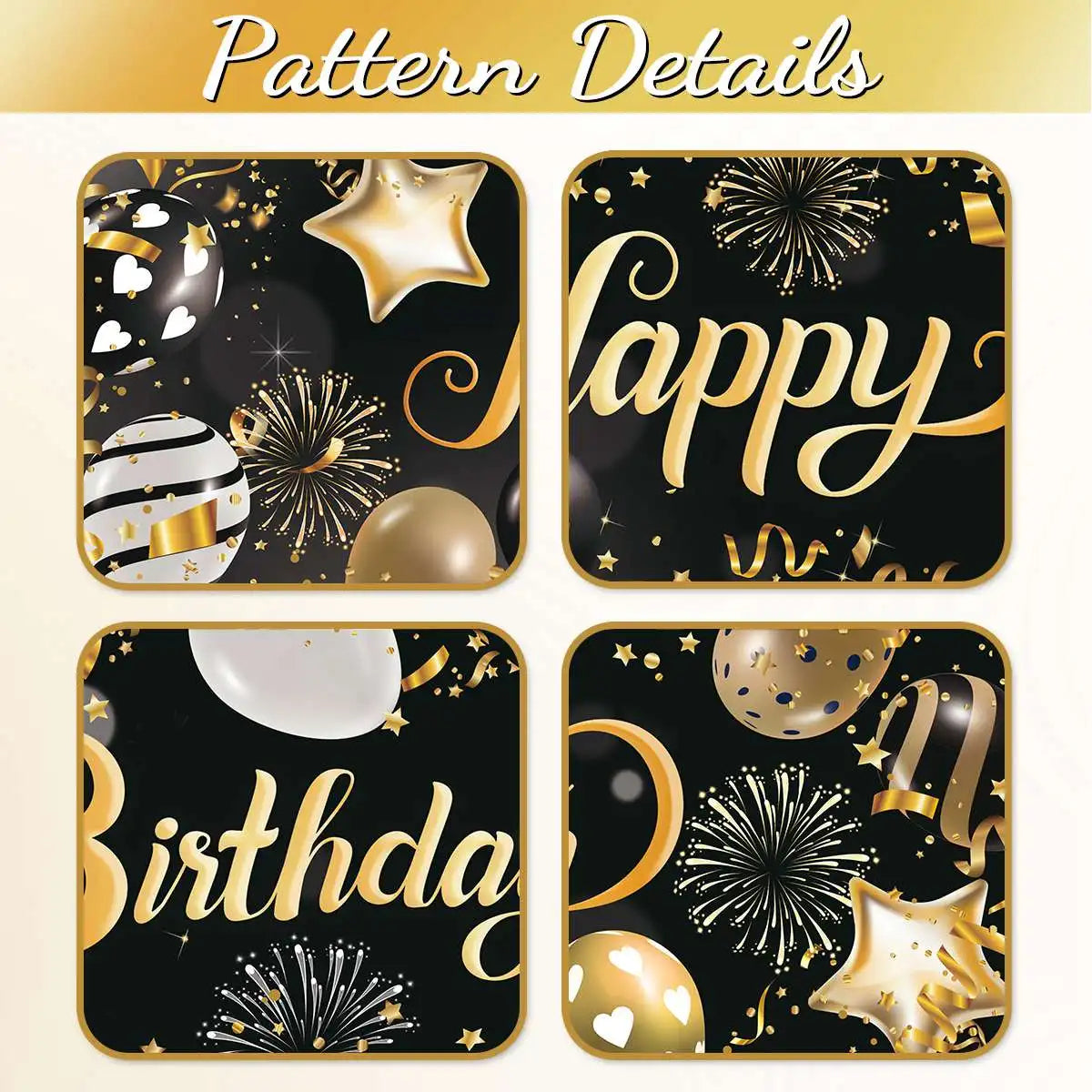 Alles Gute zum Geburtstag Banner Geburtstagsparty Dekoration Kinder Jungen Mädchen Babyparty Dekoration Girlande Wimpelkette Flaggen Jahrestag