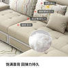 MINGDIBAO Fabric Sofa Set Furniture Living Room Sofa Set with USB and Stools / Big U Shape Cloth Couch Sofas for Home Furniture