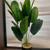 1pc 18 Leaves Artificial Plants Large Tropical Palm Tree Fake Banana Plants Leaves Real Touch for Home Garden Party Decor 2025