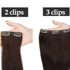 Doreen Full Head Brazilian Machine Remy Clip in Hair Extensions Human Hair 100% Real Natural Hairpiece Clips On 120G 14 To 22