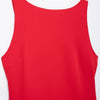 TRAFZA Sexy Solid White Flower Bud Tierred Red Mini Dress Safety Pants Women Dress New 2025 Spring Autumn Fashion Party Dress